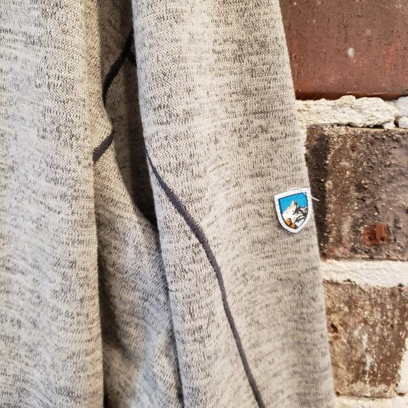 KUHL Ryzer 1/4 Zip Long Sleeve Pullover Shirt Men's Size 2XL Style #3112 Gray - Picture 5 of 12